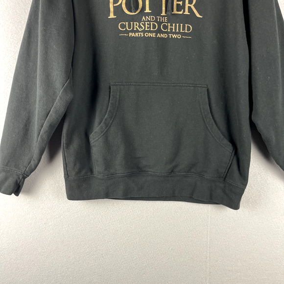 Harry Potter Hoodie Adult Large Black Cursed Child Lyric Theatre Sweatshirt - Picture 3 of 13